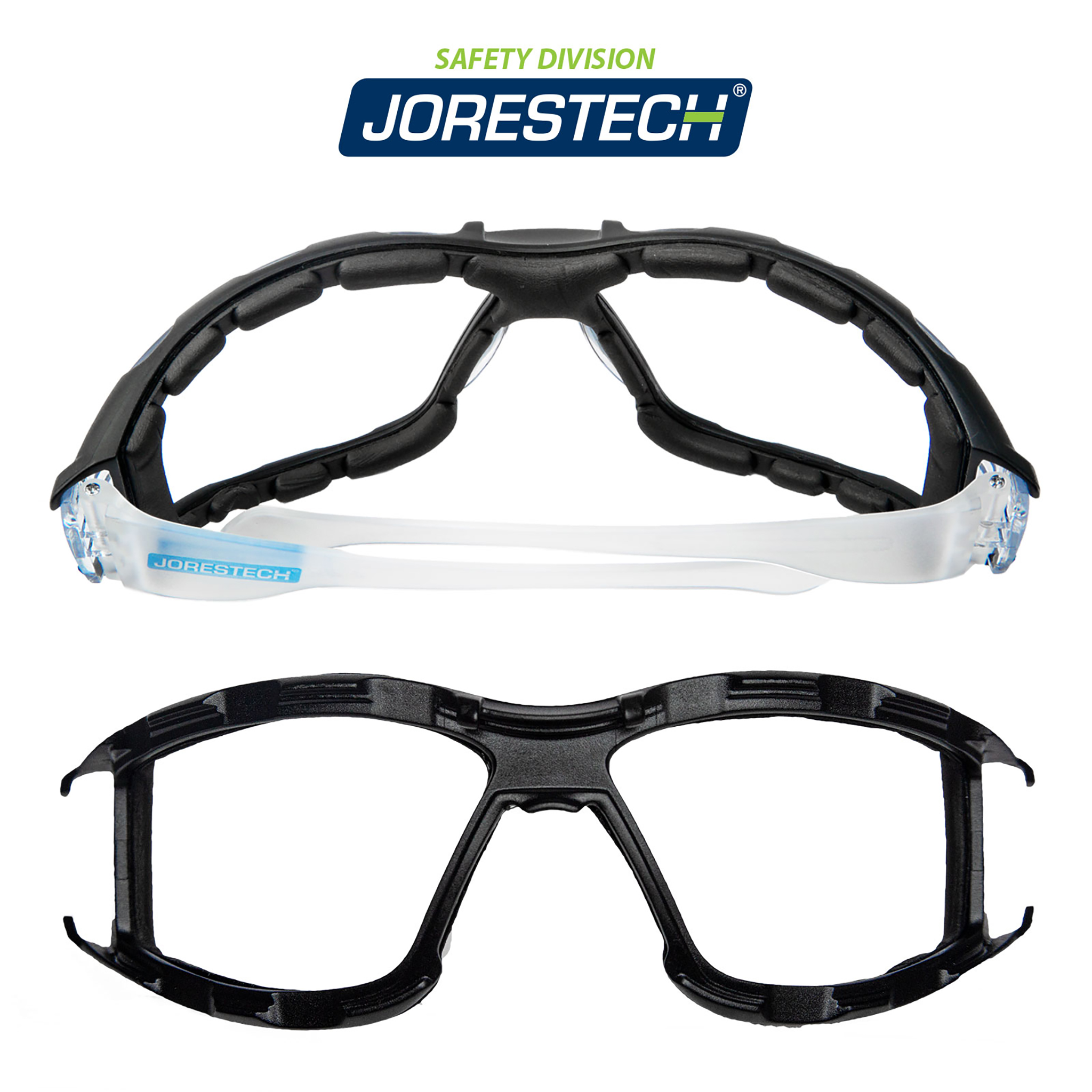 Safety Glasses for High Impact Protection with Foam Gasket