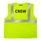 Printed Hi-Vis Mesh Safety Vest with 2” Reflective Strips and Pocket - Lime