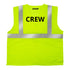 Printed Hi-Vis Mesh Safety Vest with 2” Reflective Strips and Pocket - Lime
