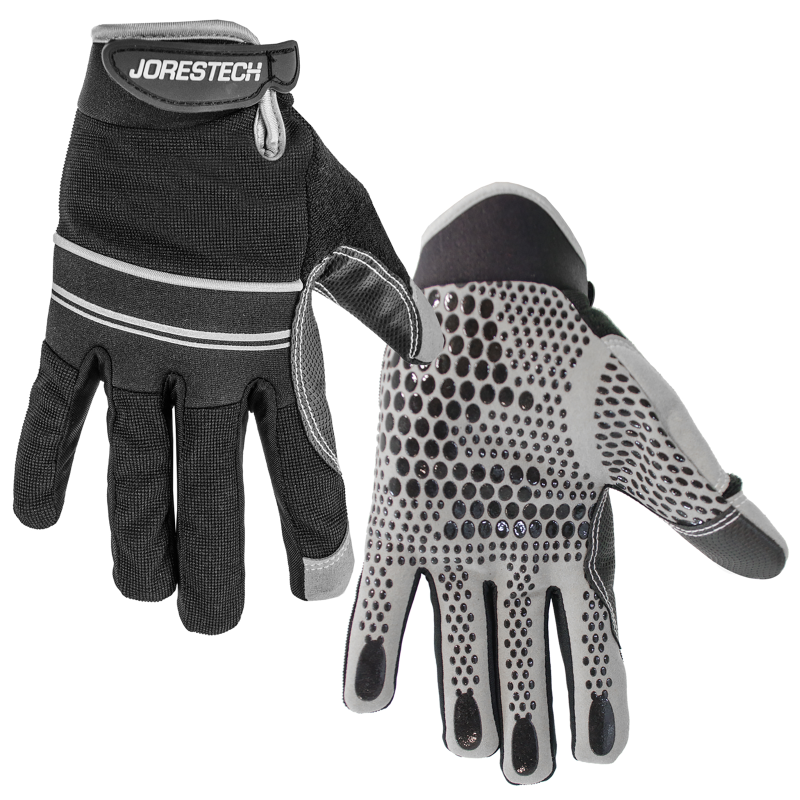 Safety Work Gloves with Anti-Slip Silicone Dotted Palms