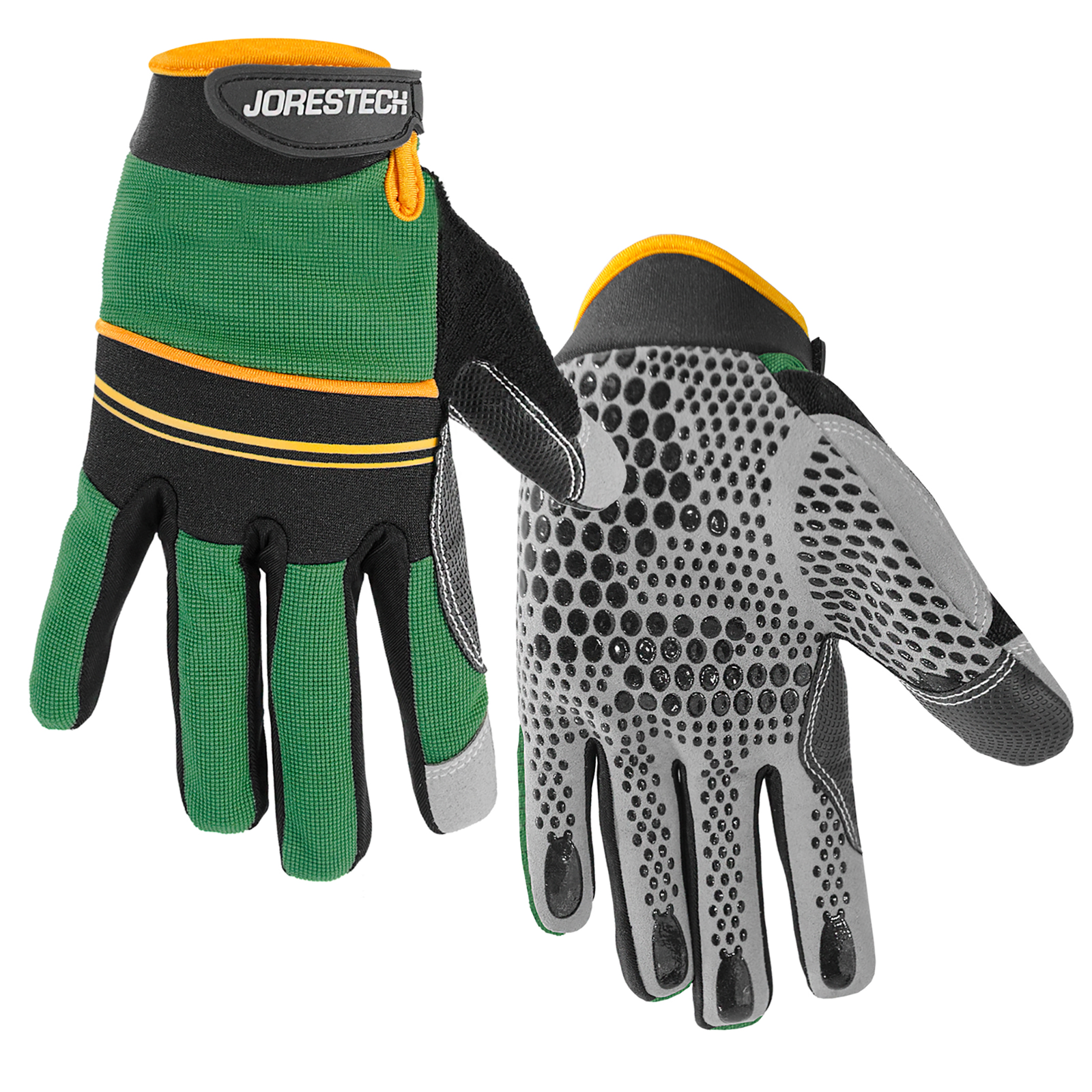 Safety Work Gloves with Anti-Slip Silicone Dotted Palms