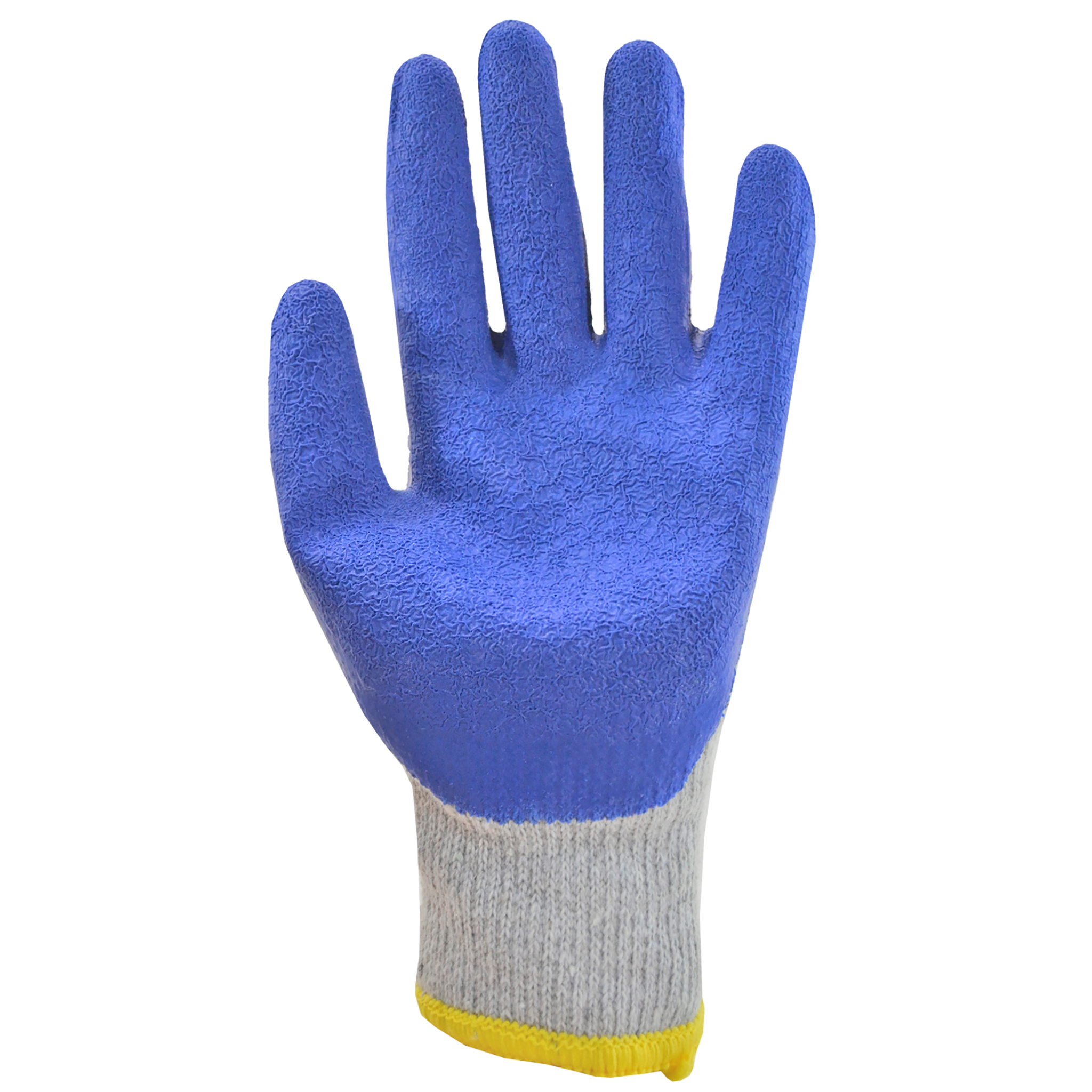 Safety Work Gloves with Crinkle Latex Dipped Palms – Pack of 12