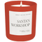 Santa's Workshop Soy Candle - Red Matte Jar - 15 oz (Merry and Bright)