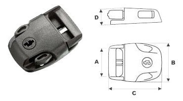 Standard Buckle Spa Hot Tub Cover Broken Latch Repair Kit Clip Lock | 2 PACK