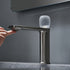 Lumina crystal Single Handle Single Hole Bathroom Sink Faucet with Pop up drain overflow
