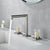 Crystal handle 3-hole deck-mount sink faucet, include a pop-up drain with overflow