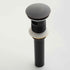 Crystal handle 3-hole deck-mount sink faucet, include a pop-up drain with overflow