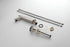 Brushed Gold or matte black or brushed nickel Bathroom Sink Faucet single handle with pop up overflow brass drain