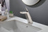 Brushed Gold or matte black or brushed nickel Bathroom Sink Faucet single handle with pop up overflow brass drain
