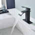 Brushed nickel or matte black or brushed gold waterfall Bathroom Faucet brass with plate and brass pop up drain