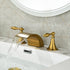 Oil Rubbed Bronze or Brushed Gold or Matte Black Waterfall Bathroom Sink Faucet with Pop-Up Drain