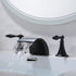 Oil Rubbed Bronze or Brushed Gold or Matte Black Waterfall Bathroom Sink Faucet with Pop-Up Drain