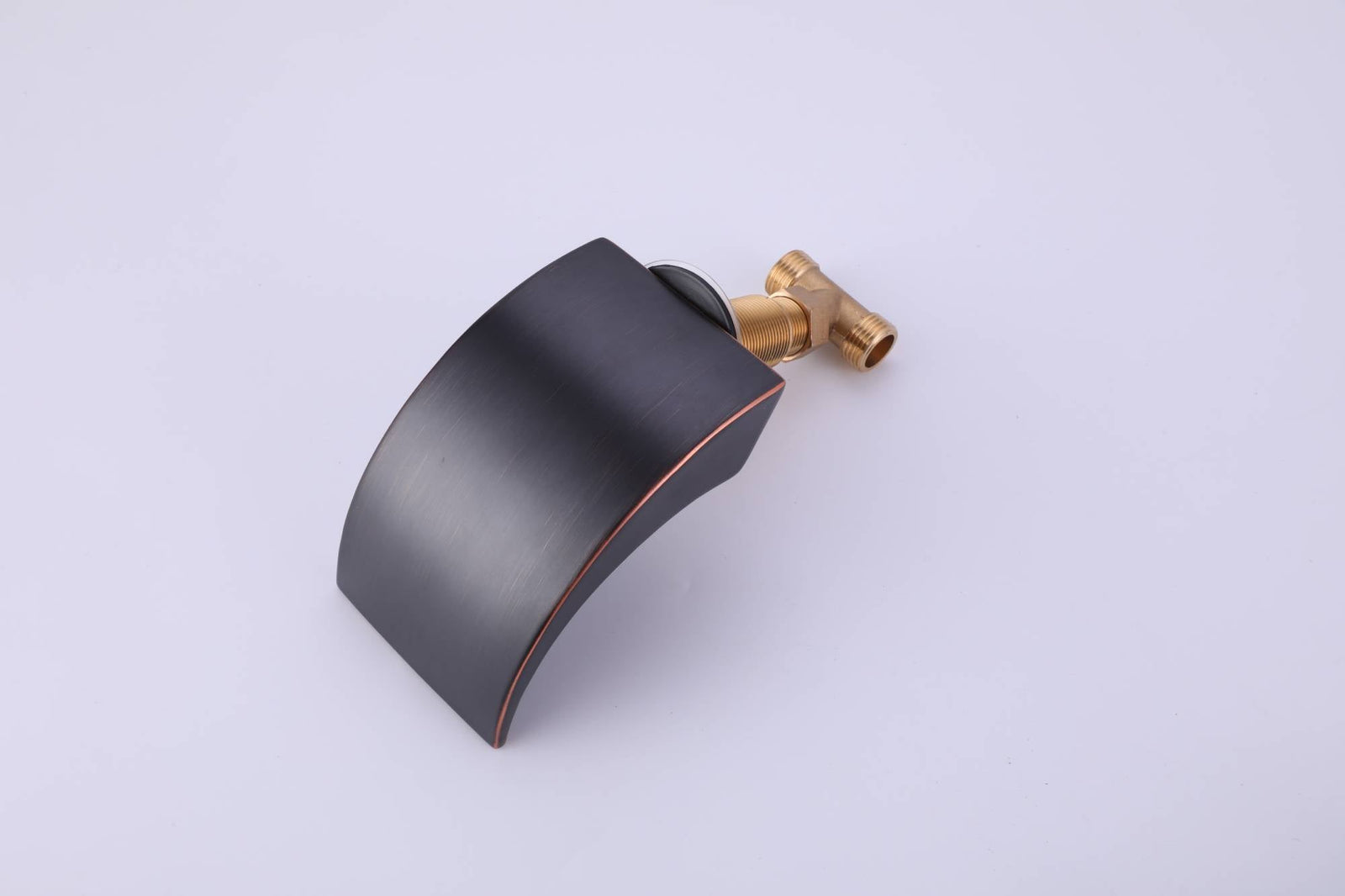 Oil Rubbed Bronze or Brushed Gold or Matte Black Waterfall Bathroom Sink Faucet with Pop-Up Drain