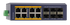 Silarius SIL-INDSW8P1G6SFP 14 Ports Gigabit managed industrial PoE switch - 8 Gigabit RJ45 ports and 6 Gigabit SFP slots
