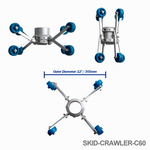 Skids for 2" C60 Camera Head