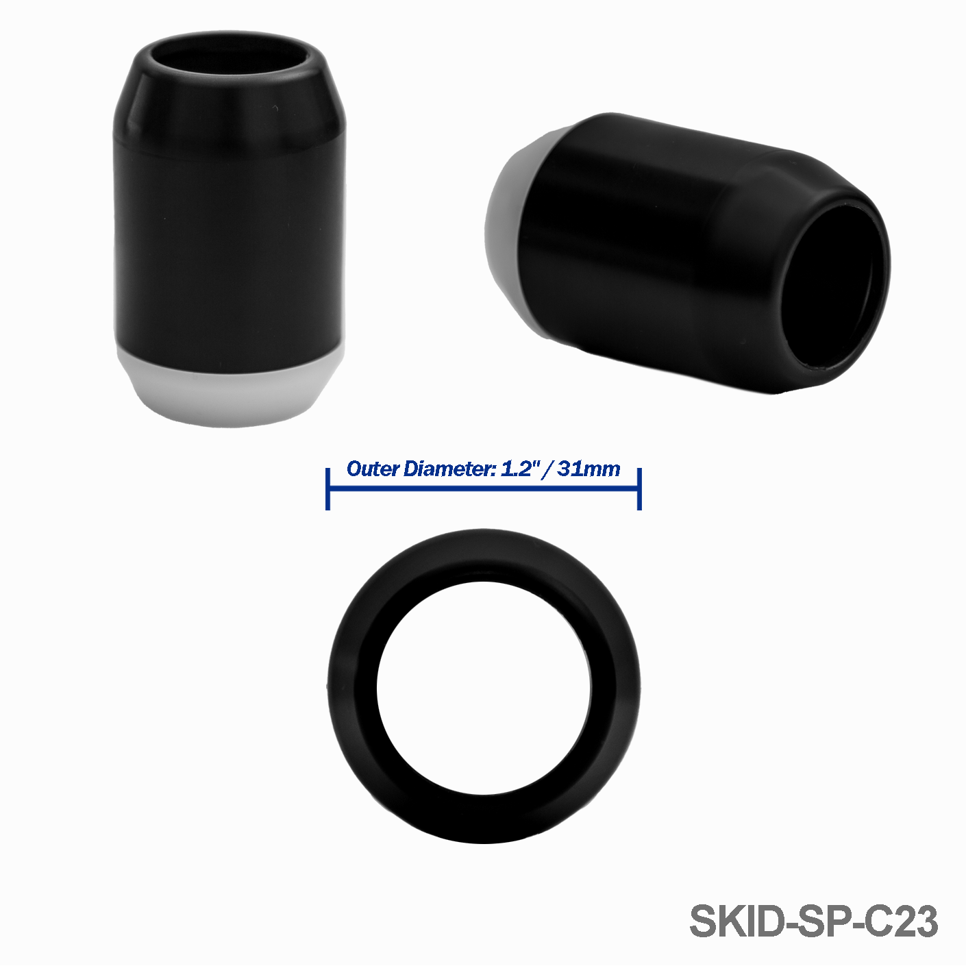 1.5" Hard Plastic Skid for C23 Camera