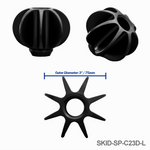 1.5" Hard Plastic Skid for C23 Camera