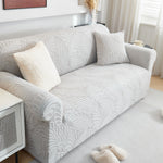Stretch Sofa Slipcover 1-Piece Furniture Protector Couch with Elastic Bottom for Kids