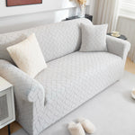 3D Jacquard Couch Slipcover, Washable Non Slip Soft Couch Sofa Cover for Kids, Pets