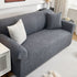 3D Baroque Floral Stretch Sofa Cover Elastic Polar Fleece Couch Slipcover with Straps