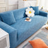 3D Leaves Jacquard Couch Slipcovers Non-Slip Cozy Stretchy Couch Covers for Sectional