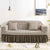 High-Quality Seersucker Stretch Sofa Slipcover with Elastic Bottom and Skirt Washable Furniture Protector for Kids and Pets 1/2/3/4 Seater Options