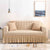 High-Quality Seersucker Stretch Sofa Slipcover with Elastic Bottom and Skirt Washable Furniture Protector for Kids and Pets 1/2/3/4 Seater Options