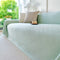 Cooling Ice Silk Soft Sofa Cover Blanket, Woven Geometric Textured Modern Couch Cover