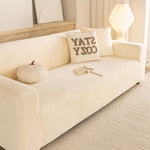 Premium Velvet Thick Stretch Couch Slipcover, Non-Slip Furniture Protector for Pets