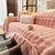 Thick Faux Fur Sofa Cover Fluffy Plush Warm Sofa Slipcover Furniture Protector for Couch Bed