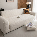 High Stretch 3D Jacquard Sofa Slipcovers, Pet Friendly Non Slip Sofa Cover Washable