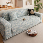 High Stretch Thick 3D Spacer Sofa Cover, Air-Layer Jacquard Cushioned Couch Slipcover