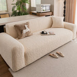 Elastic Stretch Sofa Cover Slipcover, Soft Plush Bubble Textured Jacquard Couch Cover