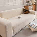 High Elastic Floral Couch Slipcover, Jacquard Stretch Non-Slip Furniture Protector