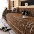 Modern Couch Protector Blanket Woven Chenille Sofa Cover Throw with Artistic Grid