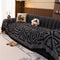 Boho Plush Couch Cover Bohemian Throw Blanket Decor Covers Sofa Chair Furniture Bed