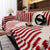 Jacquard Fleece Throw Blanket for Couch Plush Fuzzy Cozy Soft Blankets and Throws for Sofa