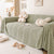 Modern 3D Water Ripple Sofa Cover, Non-Shedding Cream Style Furniture Protector Throw