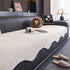 Chenille Couch Cover with Scalloped Edge, Non-Slip Modular Slipcover Sectional
