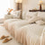 Luxury Sofa Throw Cover with Elegant Ruffled Skirt, Soft Decorative Couch Protector