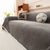 Textured Striped Cozy Couch Cover Throw Blanket with Pom Pom Trim for Sectional Sofa