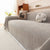 Textured Striped Cozy Couch Cover Throw Blanket with Pom Pom Trim for Sectional Sofa