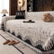 Chenille Sofa Cover Throw Blanket Woven Textured Decorative Furniture Slipcover