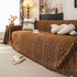 Sofa Cover Blanket Throw with Tassels, Decorative Furniture Protector for Dogs/Pets