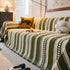 Bohemian Striped Sofa Cover, Decor Woven Throw for Couch, Loveseat, or Sectional