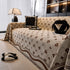 Chenille Jacquard Sofa Throw Cover Blanket, Luxury Thick Woven Couch Cover for Sofa