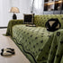Chenille Jacquard Sofa Throw Cover Blanket, Luxury Thick Woven Couch Cover for Sofa