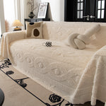 Soft Plush Fleece Throw Blanket for Couch Solid Cute Warm Couch Cover Blanket for Winter