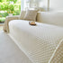 Fresh Geometric Sofa Throw Cover, Modern Textured Breathable Couch Protector Blanket