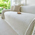 Fresh Geometric Sofa Throw Cover, Modern Textured Breathable Couch Protector Blanket